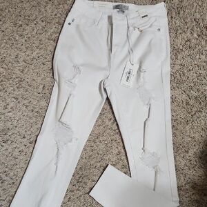 Judy Blue High Waist White Jeans